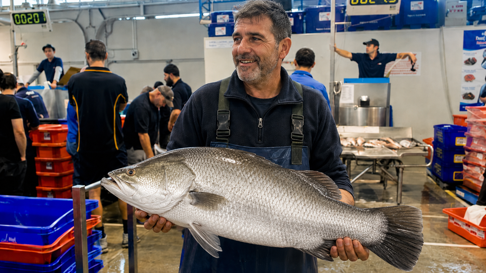 Safcol fish market facility in Thebarton, South Australia